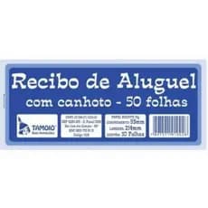 Recibo de Aluguel com canhoto 50 Folhas 5 Talões