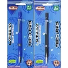 Lapiseira 2.0mm Com Apontador Kit com 2 Und TECH-PRO - GOLLER