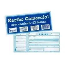 Talão Comercial Com Canhoto 50 folhas 5 talões