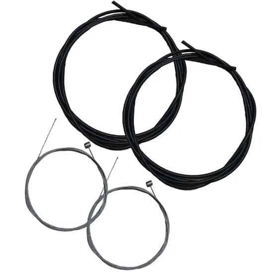 Kit 2 Cabo De freio Para Bicicleta Em Aço Longo 1800mm modelo Ceci Freio Traseiro + 2 Conduite 2mt