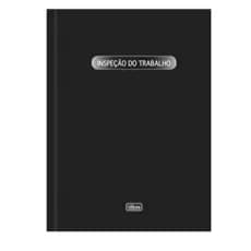 Livro Inspeção do Trabalho Capa Dura 50 fls. Preto Tilibra