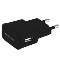 Carregador de Parede Smartogo 1 USB Preto - MULTILASER
