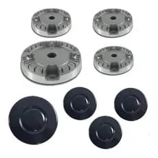 Difusor E Espalhador P/ Fogão Cooktop Fischer 4 Bocas