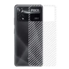 Película Traseira Fibra de Carbono Compatível com Poco X4 Pro 5G