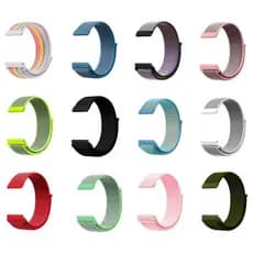 Pulseira Nylon Loop Colorida para Todos Galaxy Watch Caixa 20mm 22mm