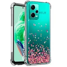 Capa Capinha Corações Flutuantes para Redmi Note 12 5G
