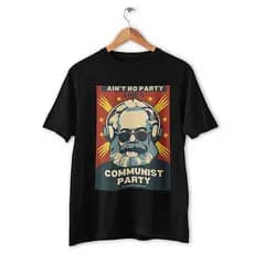 Camiseta Comunismo - Comunist Party - Moda comunista Karl Marx Socialismo