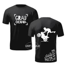 Camisa Grau 244 Dichava Haha Rua Motoqueiro Moto Conforto