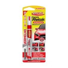 Caneta Retok Automotivo Luxcar - Vermelho