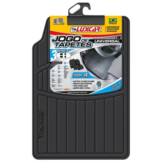 Tapete Borracha Universal Série 3 Luxcar