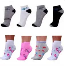Kit de Meias - meia estampada cano curto meia adulto kit com 5 pares  de  meias inverno meias frio..