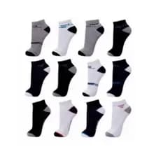 Kit com 10 pares de Meia - meia lisa cano curto masculino e feminino - meias kit de meia de inverno.