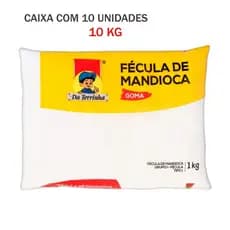Fécula De Mandioca Da Terrinha Goma Polvilho 10 KG