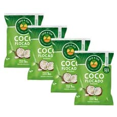 Coco Ralado Flocado Integral S/ Adição De Açúcar - 4KG