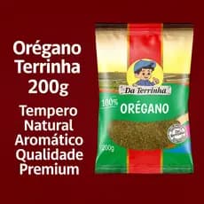 Orégano da Terrinha 200g – Tempero Natural, Aromático, Embalagem Econômica, Pronto para Uso