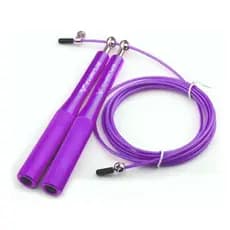 Corda De Pular Speed Rope Aço Alumínio Cross 3m Roxa
