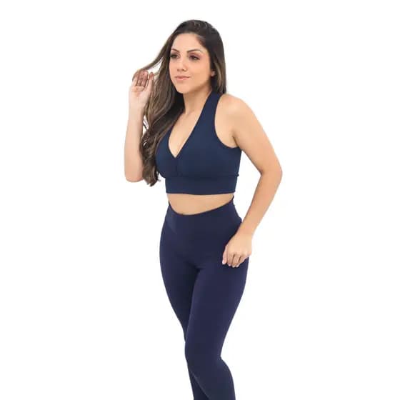 Legging Suplex Academia Fitness  Calça Confortável Cintura Alta