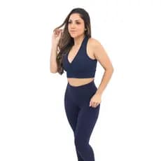 Legging Suplex Academia Fitness  Calça Confortável Cintura Alta