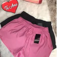 KIT 2 short  tactel feminino casual saida de praia corrida shorts box shortinho  caminhada P ao EXG