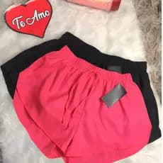 KIT 2 short  tactel feminino casual saida de praia corrida shorts academia shortinho  caminhada P ao EXG