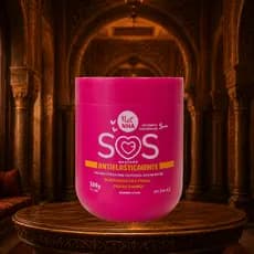 Máscara SOS Reconstrutora Capilar 500g Reconstrução Intensiva Hidratação Profunda Profissional
