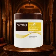 Máscara Capilar Karmeell 500g Reconstrução Hidratação Profunda Colágeno Reparação Profissional