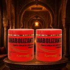 Kit 2 Tônicos Capilares Karmeell Anabolizante 500ml Crescimento Resistência Fortalecimento Capilar