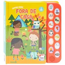 Livro Infantil Sonoro com 12 Sons Coleção Aventuras Sonoras Didático Educativo