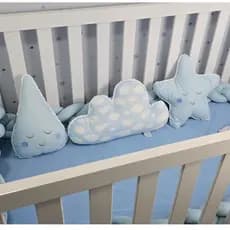 Kit de Almofada Decorativa Infantil Quarto de Bebê Nuvem