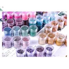 Glitter Flocado Brilho Para Unha  1 Unidade