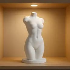 Escultura abstrata Busto Eva