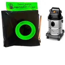 Saco Aspirador Pó Reutilizável Compativel Gt20i Bocal 5,5cm