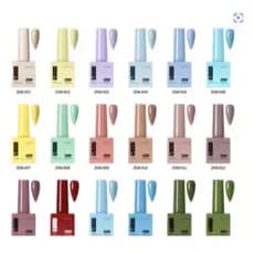 KIT 40 Esmalte Gel Led Uv Zem Nail Gel Soak Off Color Coat 10ml Uv/Led Novas Cores