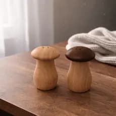 KIT SALEIRO E PALITEIRO COGUMELO