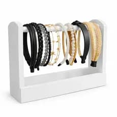 Suporte de Tiara Laços Cabelo -  Expositor Porta Tiara em Mdf