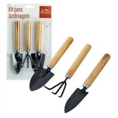 Conjunto de Ferramenta kit 3 Peças Para Jardinagem