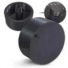 Botão Timer Tempo Reforçado para Air Fryer PFR15G Com Seta Indicadora