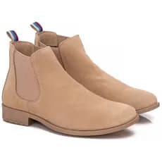 Bota Coturno Masculina Chelsea Botina Cano Curto Couro Nobre Legítimo