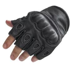 Luva Masculina E Feminina Moto Motociclista Motoqueiro Motoboy Com Proteção Em Couro Legítimo