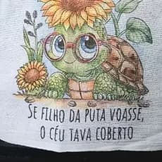 Pano de Prato - Decoração - Cozinha - Toalha de Copa - SE FILHO DA PUT@ VOASSE...