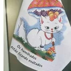 Pano de prato personalizado, kit 3 panos, Pé de Pano de Prato, pano de copa tecido pé de galinha