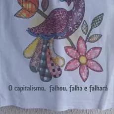 Pano de Prato - Decoração - Cozinha - Toalha de Copa - O CAPITALISMO FALHA...