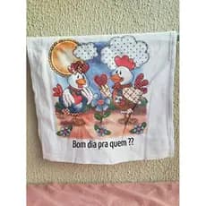 Pano de Prato - Decoração - Cozinha - Toalha de Copa - BOM DIA PRA QUEM?