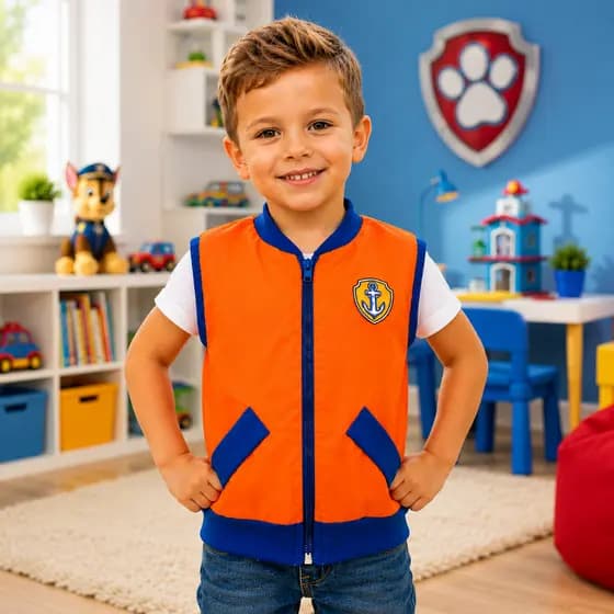 Fantasia Infantil Colete Menino Patrulha Canina Fantasia Colete Infantil Menino Patrulha Canina