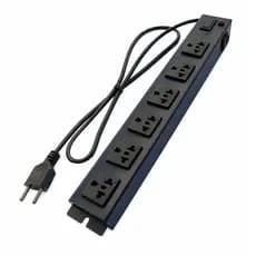 Filtro De Linha Universal 6/8/10 Tomadas Gabinete De Ferro Led + Fusível Reserva