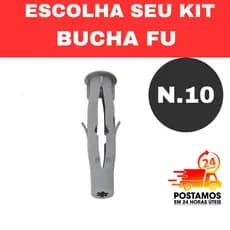 Escolha 50 á 500 Bucha Plastica Para Tijolo Oco  Bucha Fu Nº 10