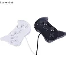 Kame Novo Clássico Controlador De Jogo Com Fio Joystick Remoto Para NS Wii Aposta De Segunda Geração