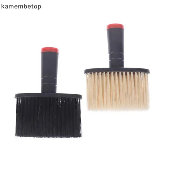 TOP Profissional Macio Ne Rosto Espanador Escovas Barbeiro Cabelo Limpo Escova De Barba Salão Corte Cabeleireiro Ferrame