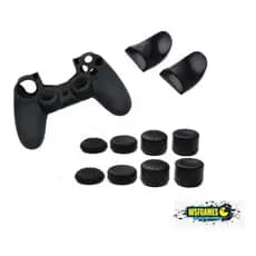 KIT PS4 Capa Para Controle Ps4 + Extensor L2 R2 Ps4 + Kontrol Freek