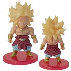 Broly Super Saiyajin 7cm - Boneco Miniatura Action Figure Dragon Ball Z Super GT